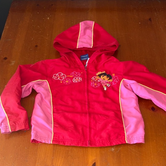 Dora The Explorer Nick Jr Light Weight Jacket Size 5